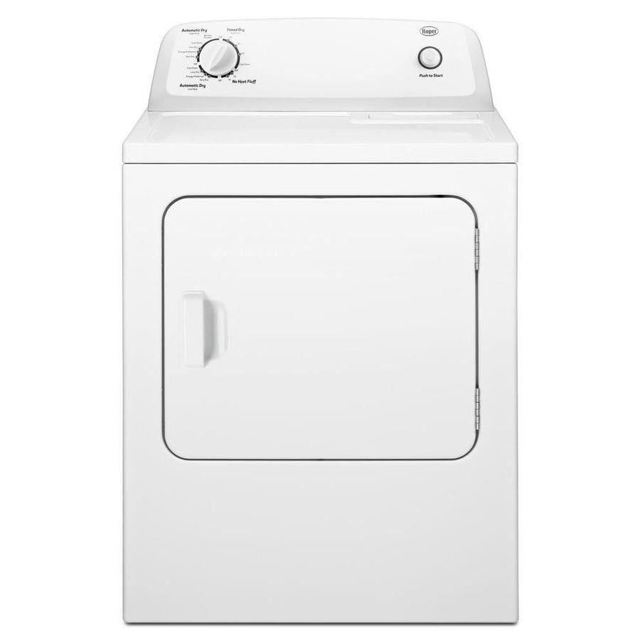 Roper 6 5 Cu Ft Electric Dryer White