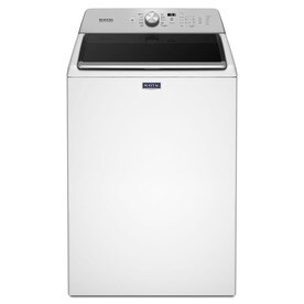 Maytag 4.7-cu ft High-Efficiency Top-Load Washer with Agitator (White)