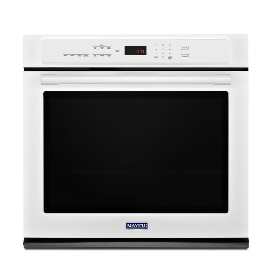 Maytag Self-cleaning Convection Single Electric Wall Oven ...