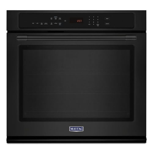 Maytag Selfcleaning Convection Single Electric Wall Oven (Black