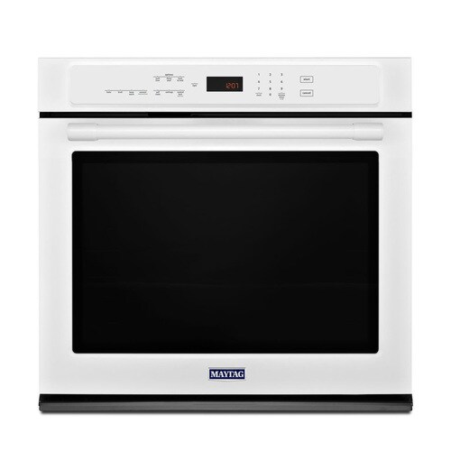 Maytag Selfcleaning Convection Single Electric Wall Oven (White