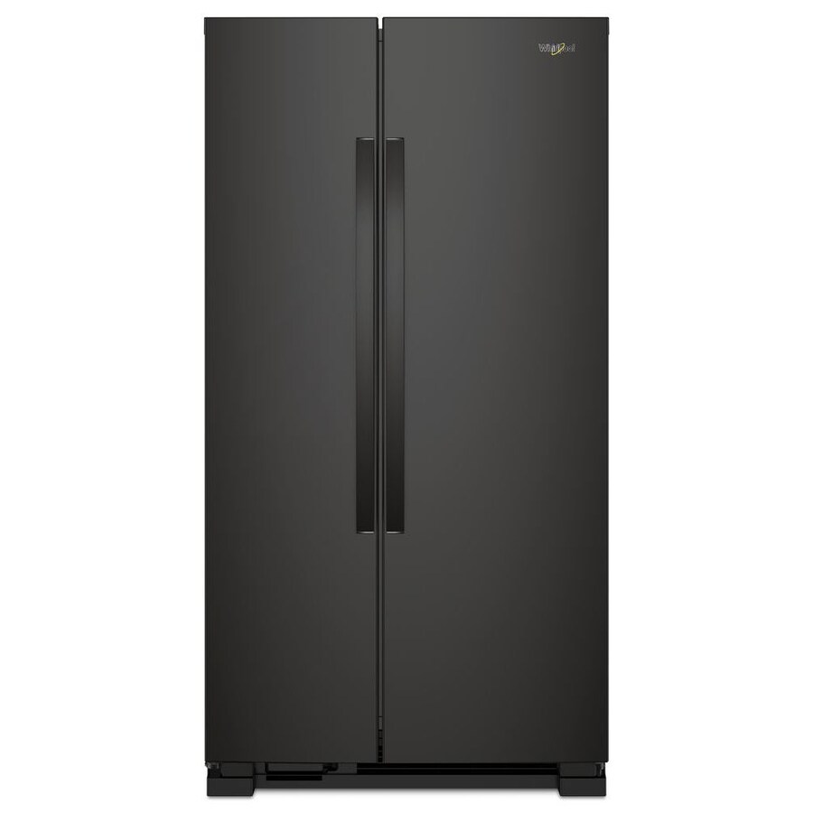 Whirlpool 21.7cu ft SidebySide Refrigerator (Black) at