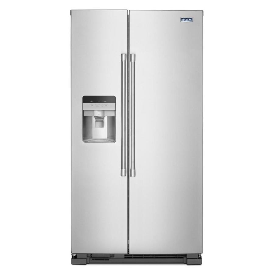 Maytag 24.5cu ft SidebySide Refrigerator with Ice Maker (Fingerprint