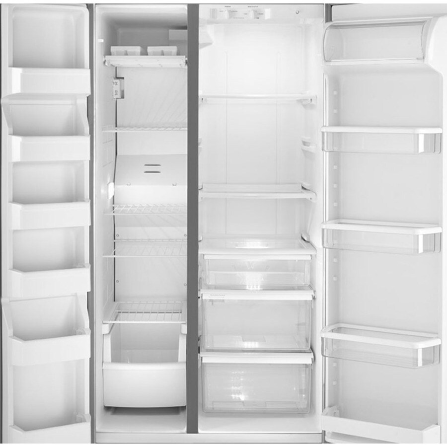 Whirlpool WRS325FNAW Side-By-Side - View #3