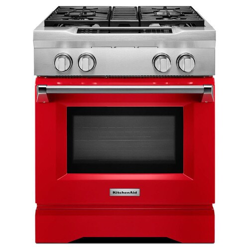 KitchenAid SelfCleaning Convection Single Oven Dual Fuel Range