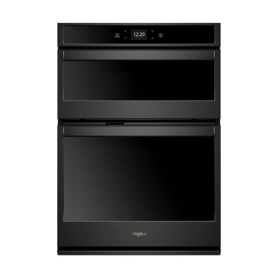 Whirlpool Self-Cleaning And Microwave Wall Oven Combo (Black) (Actual