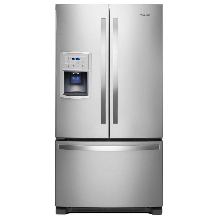 Whirlpool 19.7-cu ft Counter-Depth French Door Refrigerator with Ice ...