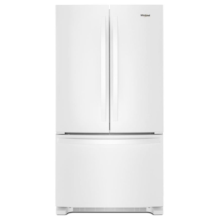 Whirlpool 20 Cu Ft Counter Depth French Door Refrigerator With Ice