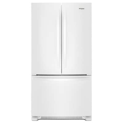 Whirlpool 20 Cu Ft Counter Depth French Door Refrigerator With Ice