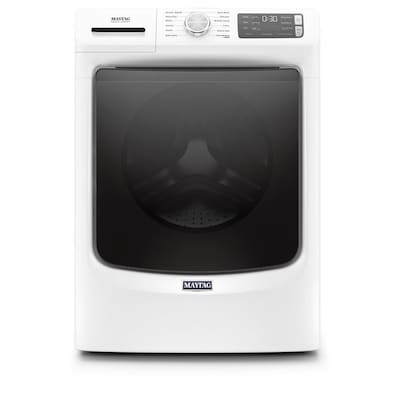 Maytag 4.8-cu ft High Efficiency Stackable Front-Load Washer (White) ENERGY STAR