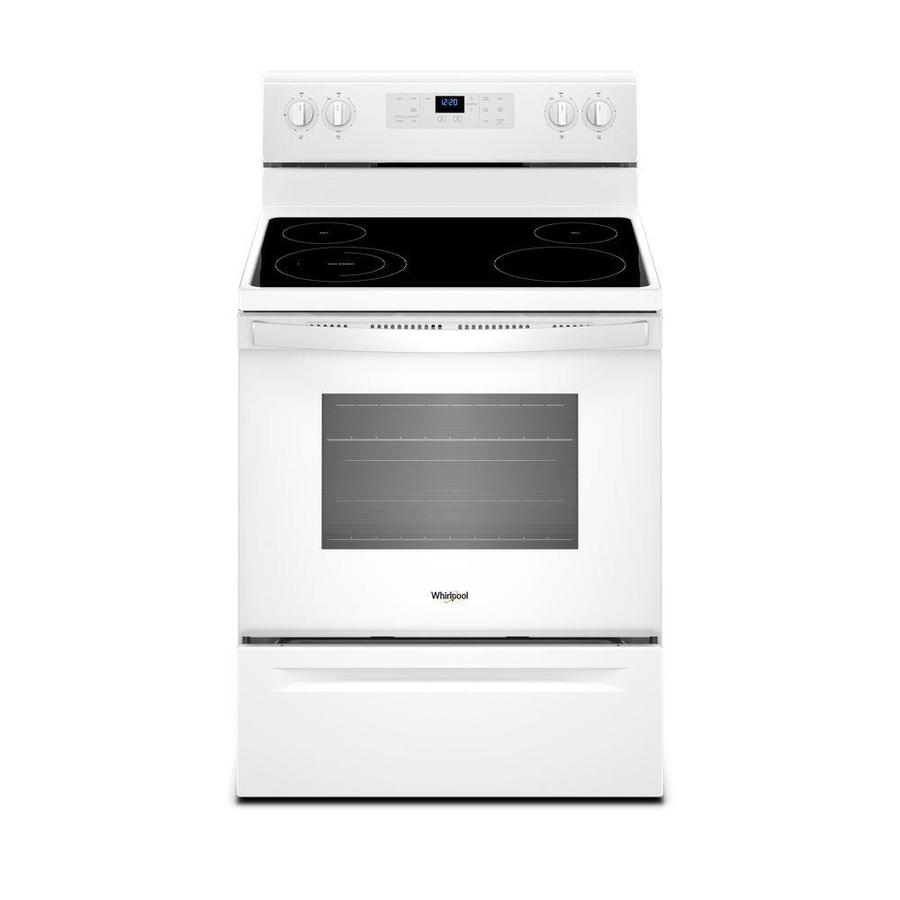 Whirlpool Smooth Surface 4 Elements 5 3 Cu Ft Self Cleaning