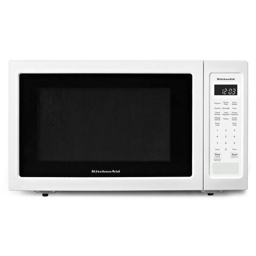 KitchenAid 1.6-cu ft 1200-Watt Countertop Microwave (White) at Lowes.com