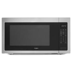 Countertop Microwaves At Lowes Whirlpool 2 Cu Ft 1200 Watt Countertop Microwave Stainless Steel