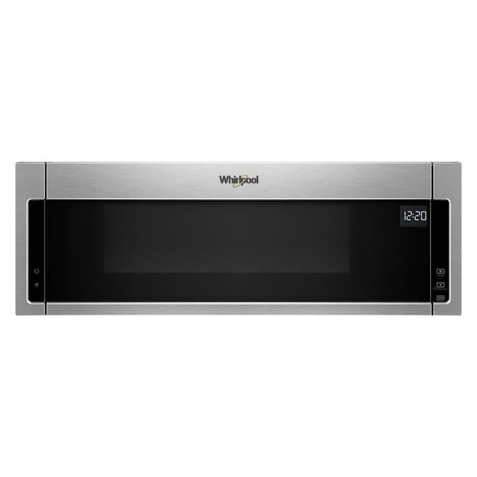 Whirlpool 1.1-cu ft Low Profile Over-the-Range Microwave in Stainless