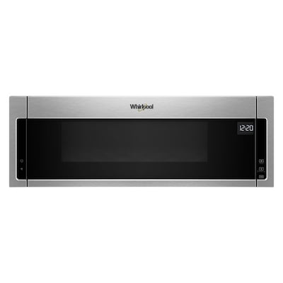Whirlpool Low Profile Microwave Hood Combination 1.1-cu ft Over-the-Range Microwave (Stainless Steel)