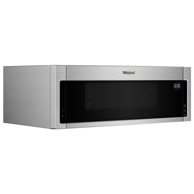 Whirlpool Low Profile Microwave Hood Combination 1 Cu Ft Over The Range Stainless Steel In Microwaves Department At Lowes Whirlpool Low Profile Microwave Hood