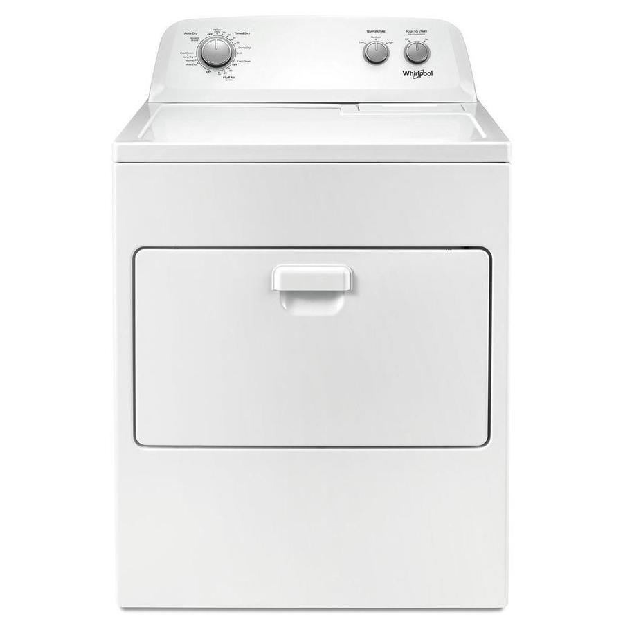 Whirlpool 7 cu Ft Gas Dryer White At Lowes