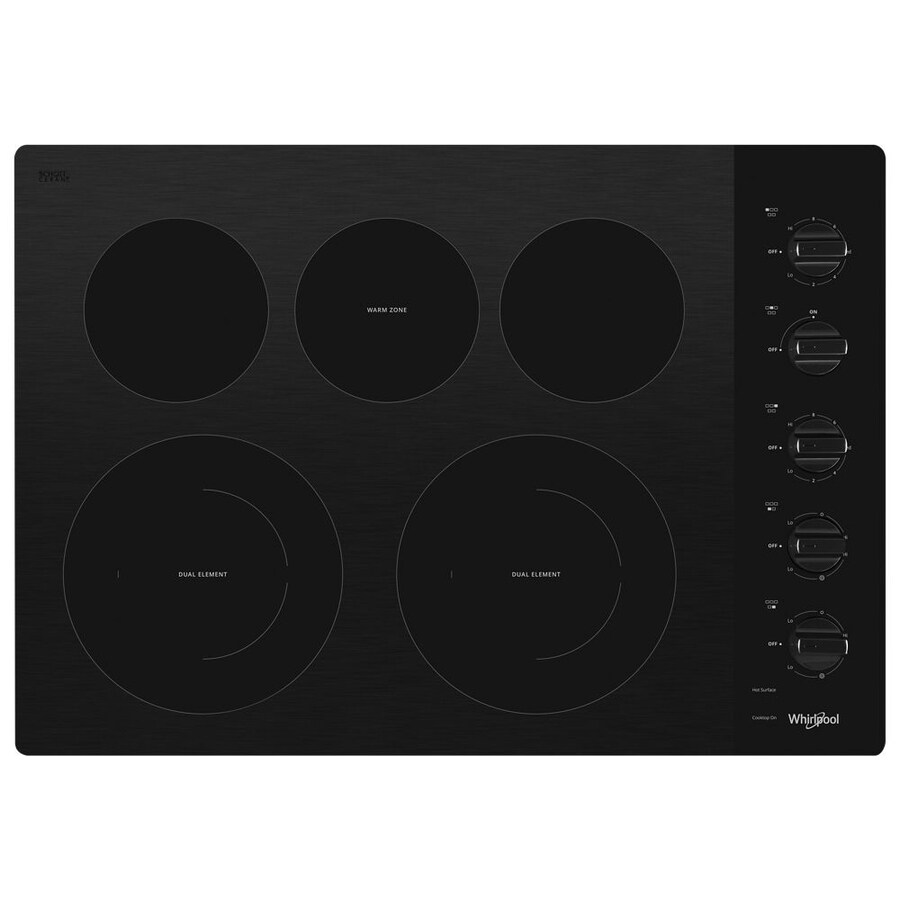 Whirlpool 30 Inch Element Smooth Surface Radiant Black Electric