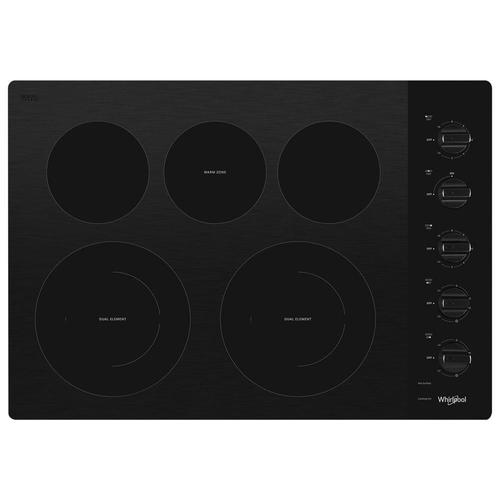 Whirlpool 30 Inch Element Smooth Surface Radiant Black Electric