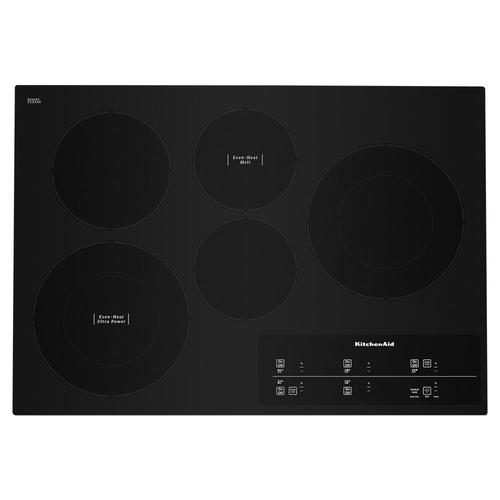 Kitchenaid 30 Inch Element Smooth Surface Radiant Black Electric