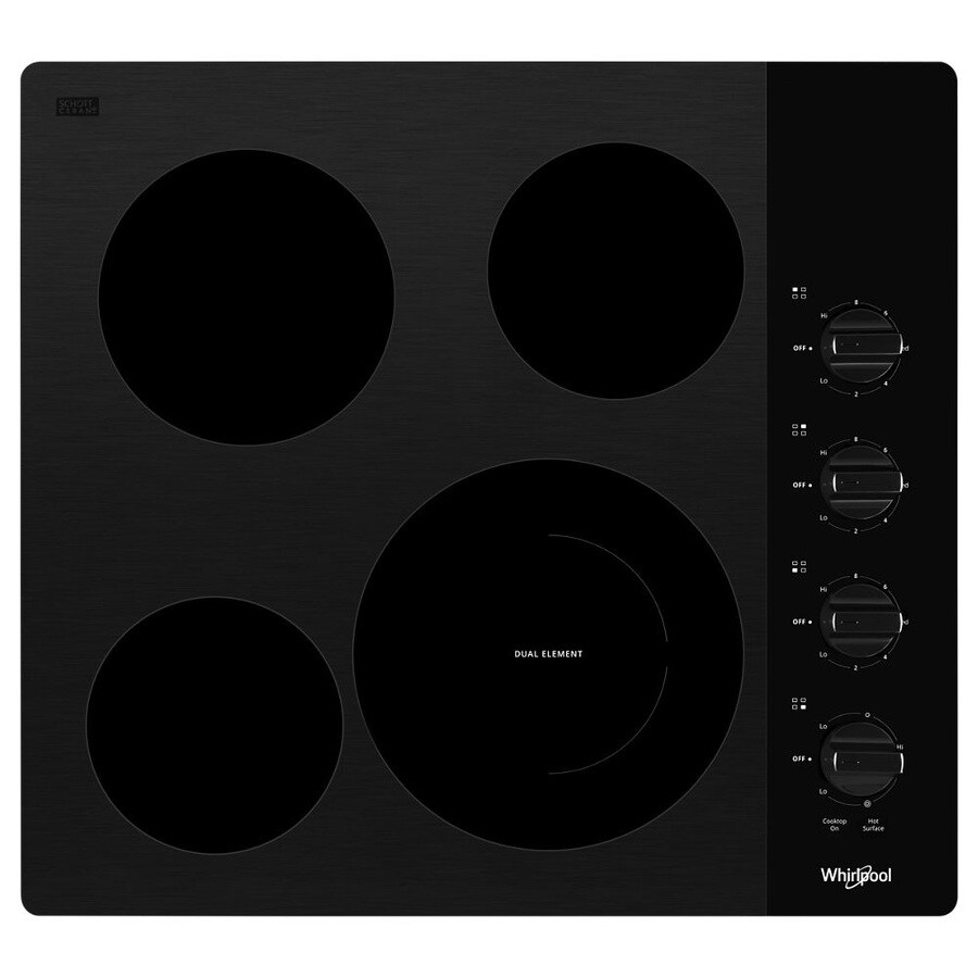 Whirlpool 24 Inch Element Smooth Surface Radiant Black Electric