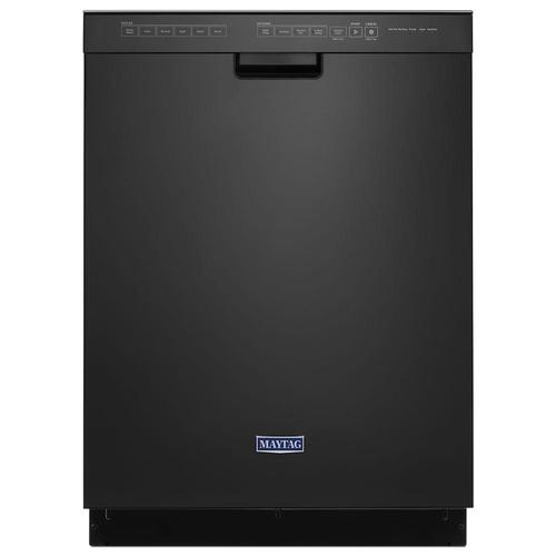 Maytag 50Decibel Front Control 24in BuiltIn Dishwasher (Black