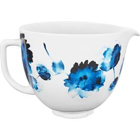 KitchenAid 5qt Patterned Ceramic Bowl - Ink Watercolor