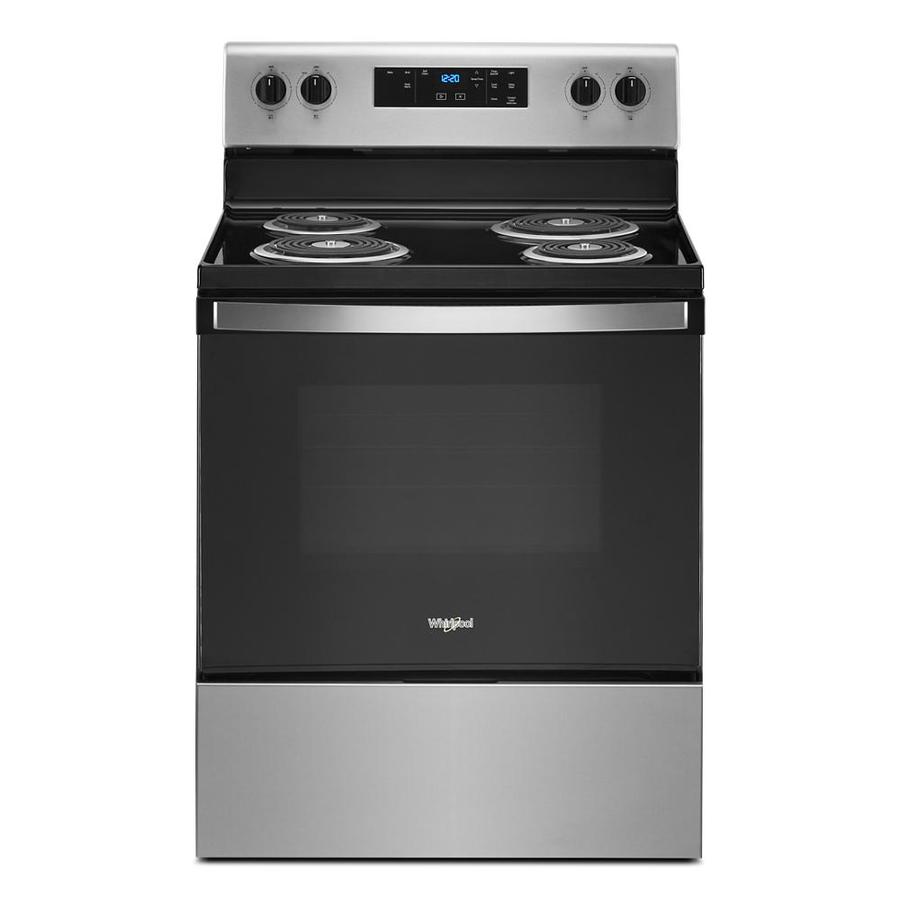 Whirlpool 30in 4 Elements 4.8cu ft SelfCleaning Freestanding