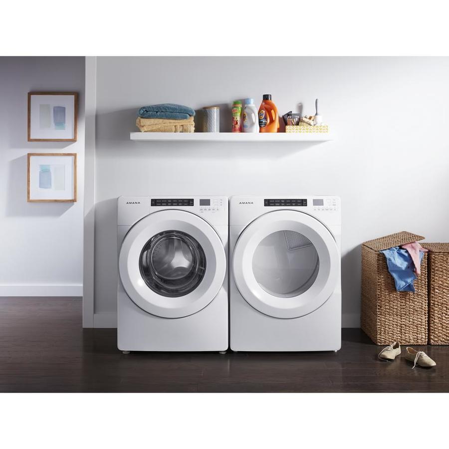 Amana 7.4-cu ft Stackable Electric Dryer (White) ENERGY STAR at Lowes.com