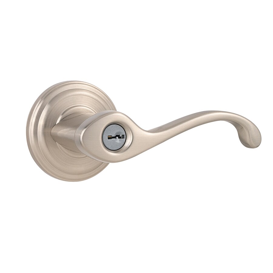 Kwikset Signature Commonwealth Satin Nickel Reversible Keyed Entry