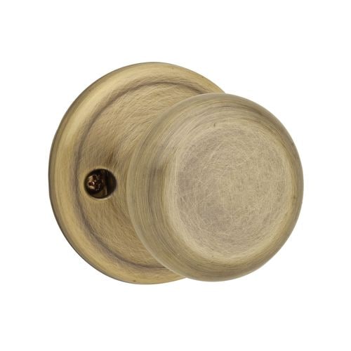 Kwikset Kwikset Signatures Juno Antique Brass Dummy Door Knob in the