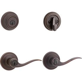 UPC 883351049108 product image for Kwikset Tustin Venetian Bronze Smartkey Keyed Entry Door Handle Single-Cylinder  | upcitemdb.com