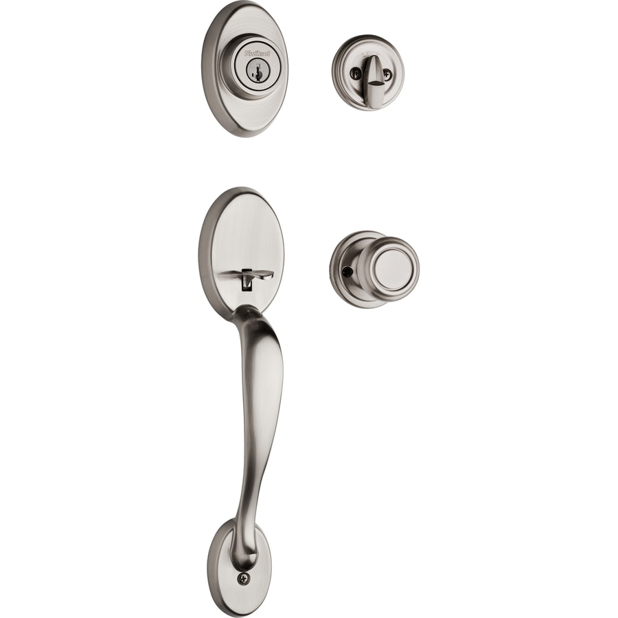 Shop Kwikset Chelsea Satin Nickel Smartkey Single-Cylinder ...