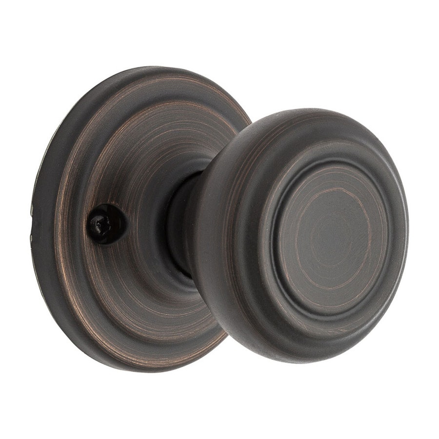 Shop Kwikset Signature Cameron Bronze Dummy Door Knob at