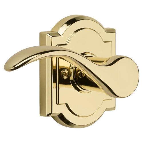 Baldwin Baldwin Prestige Tobin Polished Brass LeftHanded Dummy Door