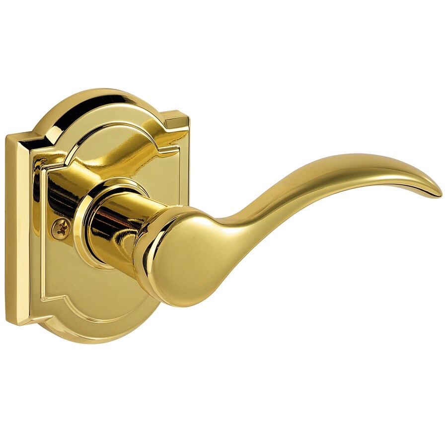 Tobin Polished Brass Right Handed Dummy Door Handle