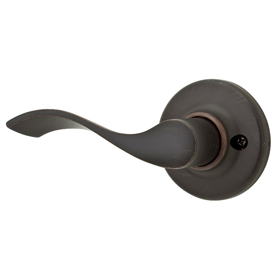 Kwikset Balboa Venetian Bronze Left Handed Dummy Door Handle At