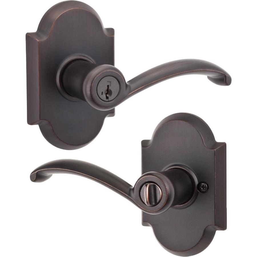 Ashfield Venetian Bronze Smartkey Universal Keyed Entry Door Handle