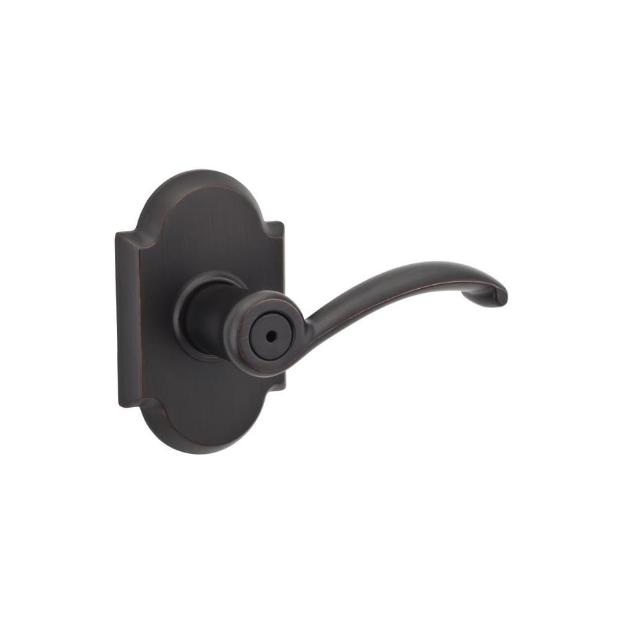 Kwikset Signature Austin Venetian Bronze Reversible Privacy