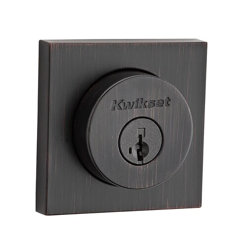 Kwikset Halifax Bronze SingleCylinder Deadbolt With SmartKey
