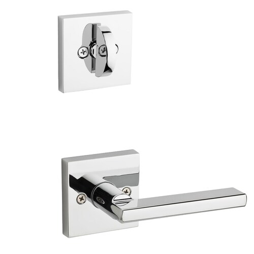 Kwikset Signature Halifax X Square Rose Polished Chrome