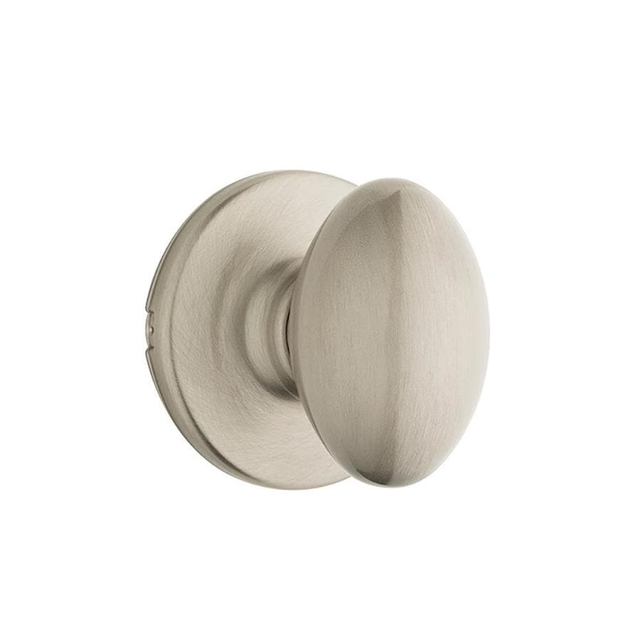 Kwikset Aliso Satin Nickel Passage Door Knob Single Pack at