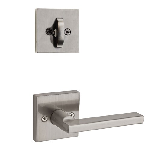 Kwikset Signature Halifax X Square Rose Satin Nickel Dummy