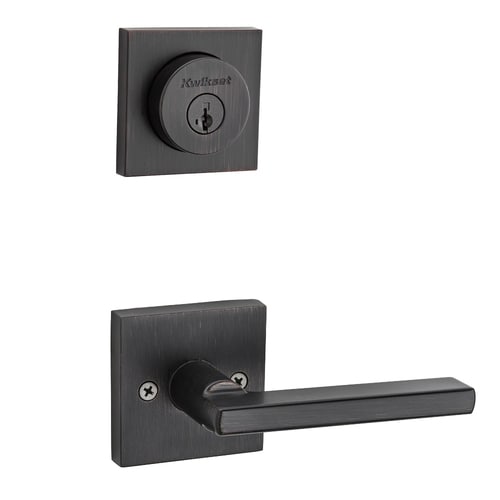 Kwikset Signature Halifax x Square Rose Bronze Smartkey Double