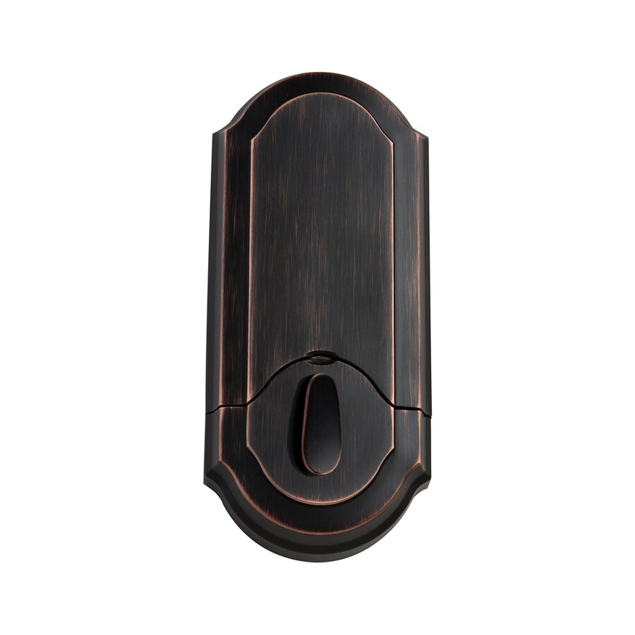 Z-Wave SmartCode 910 Venetian Bronze Single Cylinder Electronic Deadbolt Featuring SmartKey Security