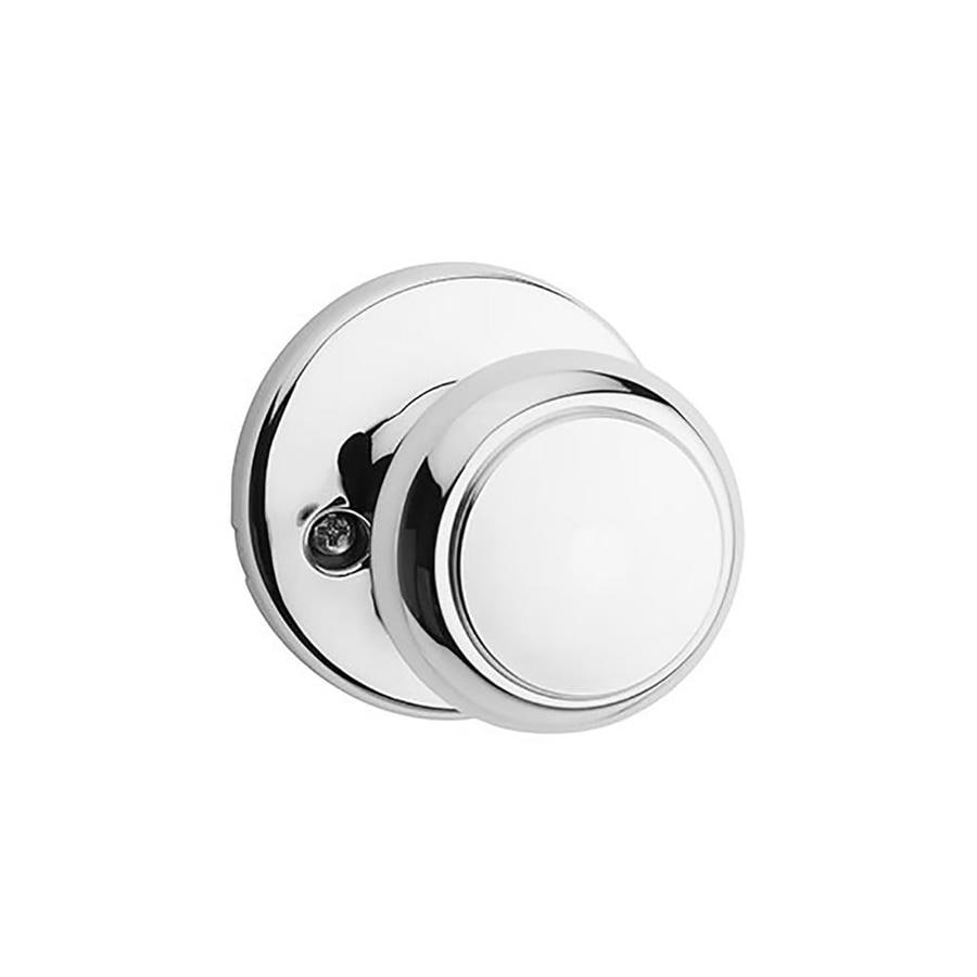 Kwikset Cove Polished Chrome Dummy Door Knob Single Pack at Lowes.com