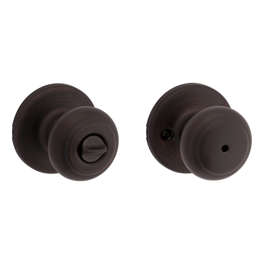 Kwikset Cove Venetian Bronze Privacy Door Knob Single Pack At