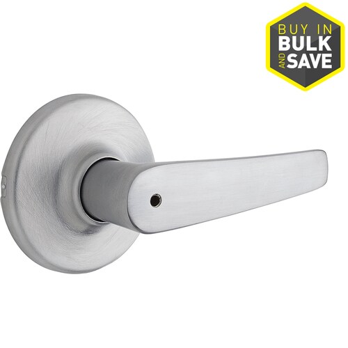 Kwikset Delta Satin Chrome Universal Privacy Door Handle ...