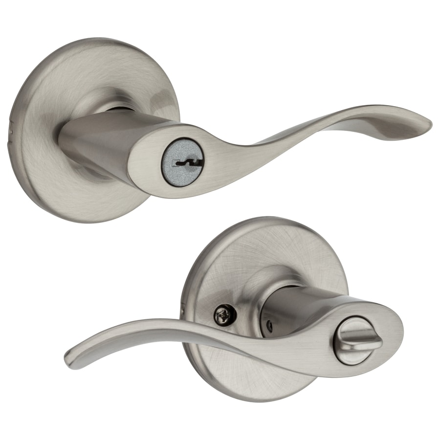 Balboa Satin Nickel Universal Keyed Entry Door Handle