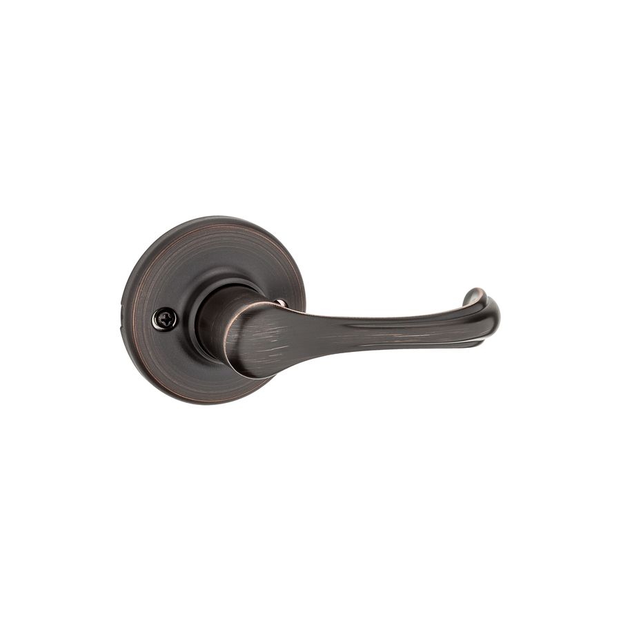 Kwikset Dorian Venetian Bronze Reversible Dummy Door Handle at Lowes.com